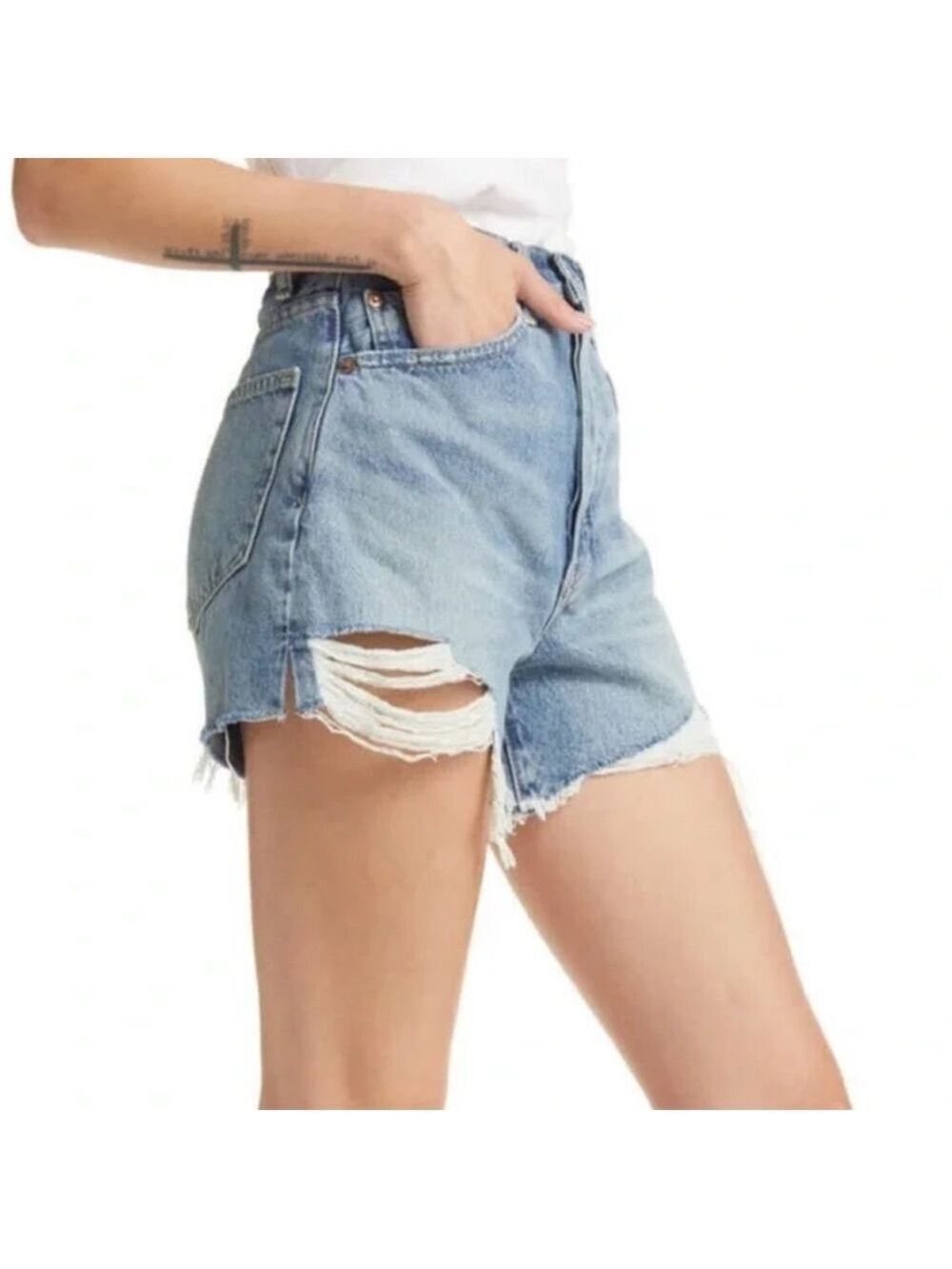 Re/Done Denim Shorts